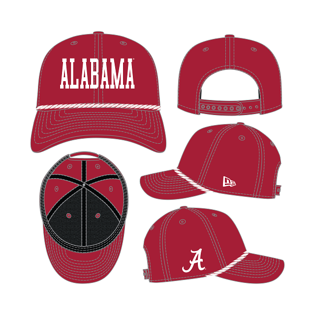 Alabama Crimson Tide - 9Seventy Stretch-Snap OTC Hat, New Era 8