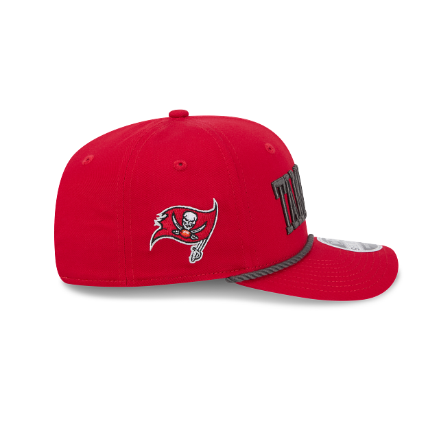 Tampa Bay Buccaneers - NFL 9Seventy Woodmark Stretch-Snap Hat, New Era 6