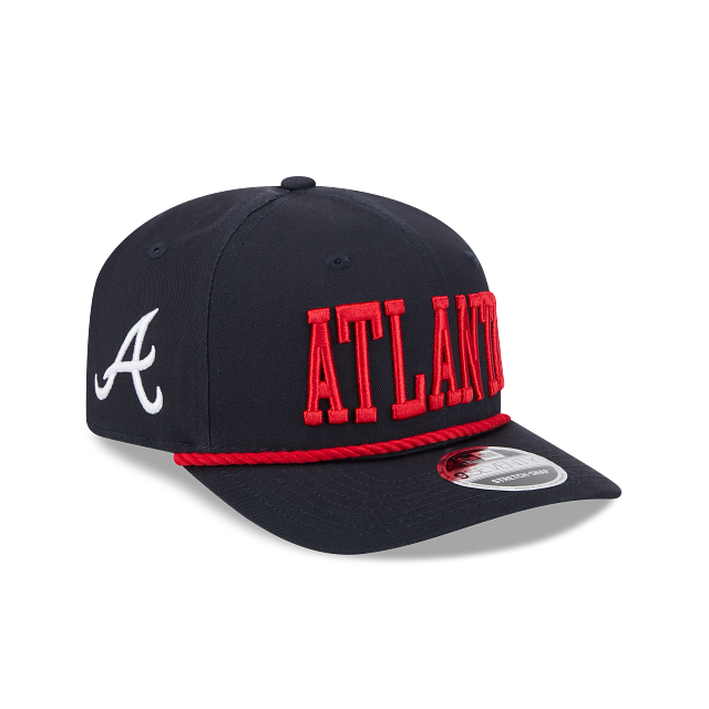 Atlanta Braves - MLB 9Seventy Woodmark Stretch-Snap Hat, New Era 3