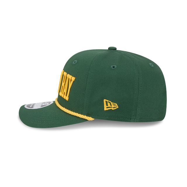 Green Bay Packers - 9Seventy Green Stretch-Snap Hat, New Era 4