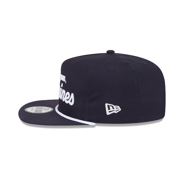Michigan Wolverines - Golfer Team Text Snapback Hat, New Era 5