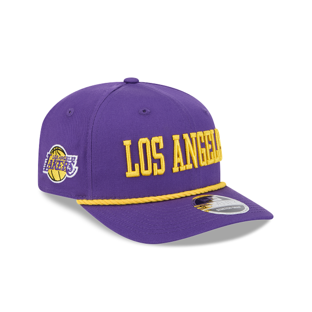 Los Angeles Lakers - 9seventy Stretch-Snap Adjustable Hat, New Era 3