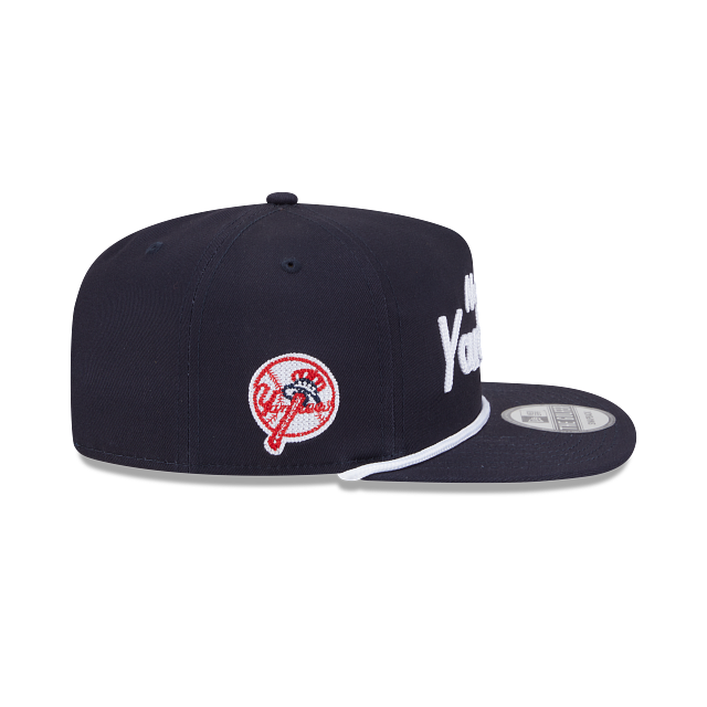 New York Yankees - Golfer Team Text Snapback Hat, New Era 4