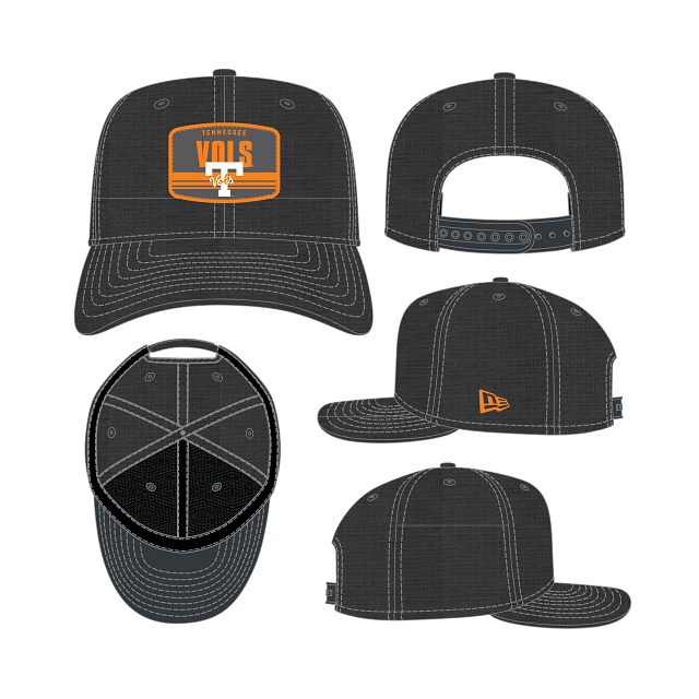 Tennessee Volunteers - Team Elevated 19854 9Seventy Stretch Snap Hat, New Era 8