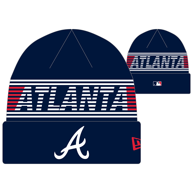 Atlanta Braves - MLB 24 Sport Knit OTC OSFM Beanie, New Era 3