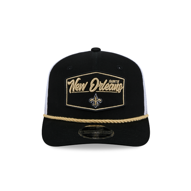 New Orleans Saints - 9Seventy Patch Stretch-Snap Trucker Hat, New Era 2