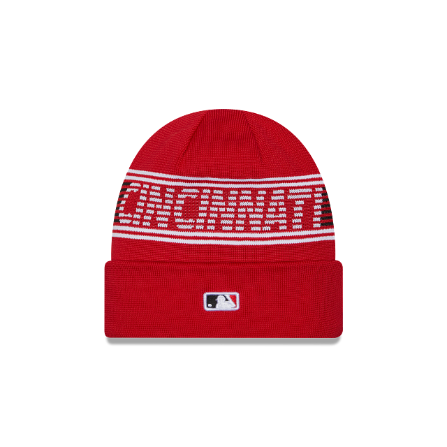 Cincinnati Reds - MLB Red Sports Knit Hat, New Era 2