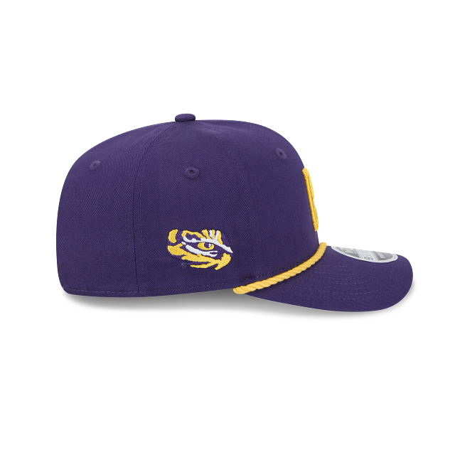 LSU Tigers - NCAA 9seventy Perform Stretch Snap Adjustable Hat, New Era 6