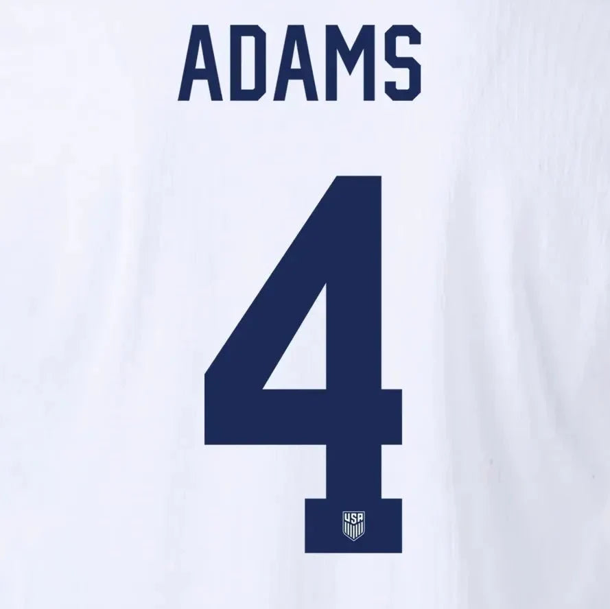 USMNT 2024/25 Home Adams #4 Youth Jersey Name Set 1