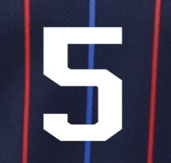 USMNT 2025 Away A. ROBINSON #5 Official Name Set 2