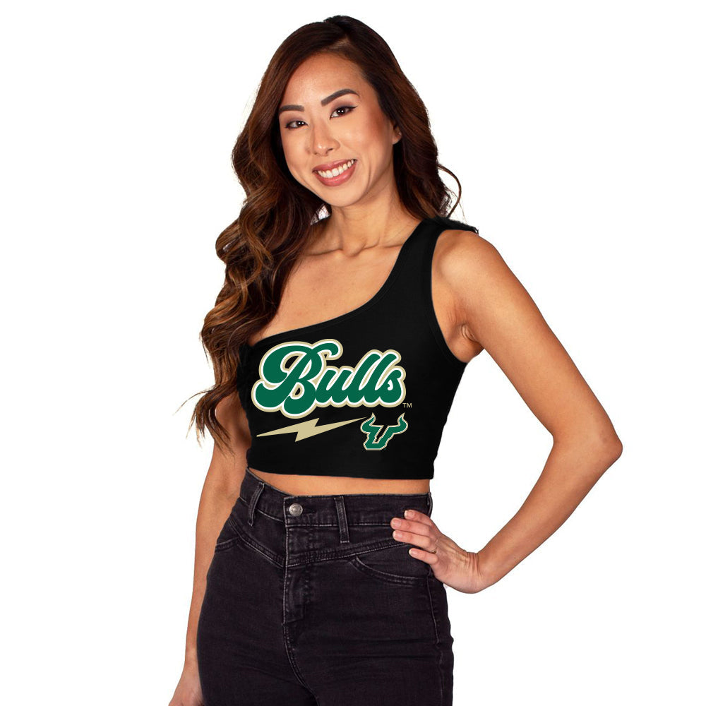 USF Lightning One Shoulder Top | lojobands