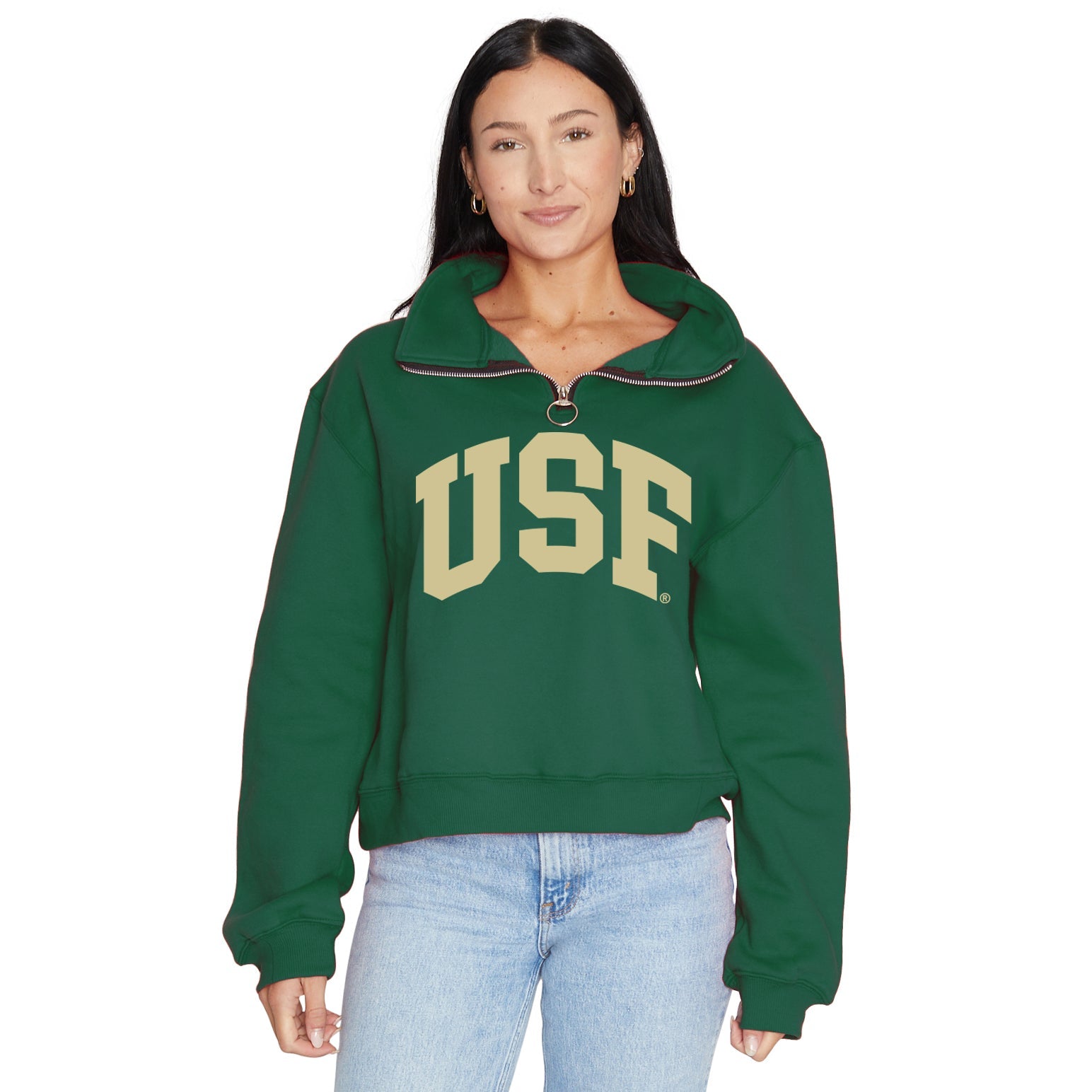 USF Quarter Zip Sweatshirt | lojobands