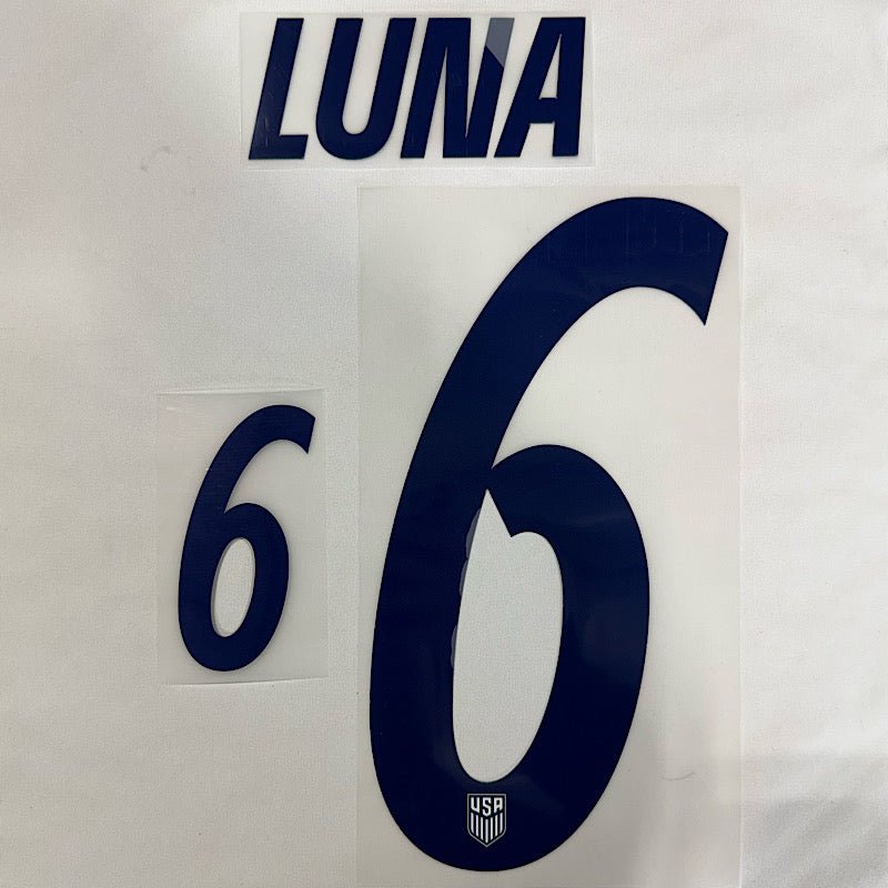 USMNT 2026- Home LUNA #6 Official Name Set 1