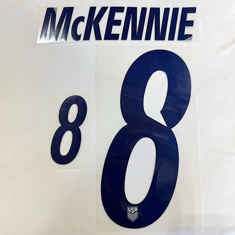 USMNT 2026- Home McKENNIE #8 Official Name Set 1