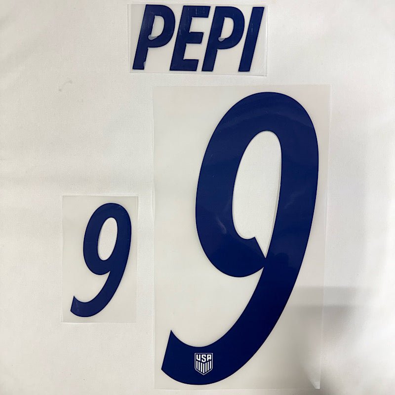 USMNT 2026- Home PEPI #9 Official Name Set 1