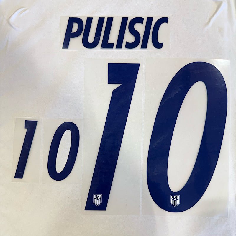 USMNT 2026- Home PULISIC #10 Official Name Set 1