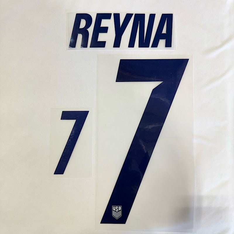USMNT 2026- Home REYNA #7 Official Name Set 1