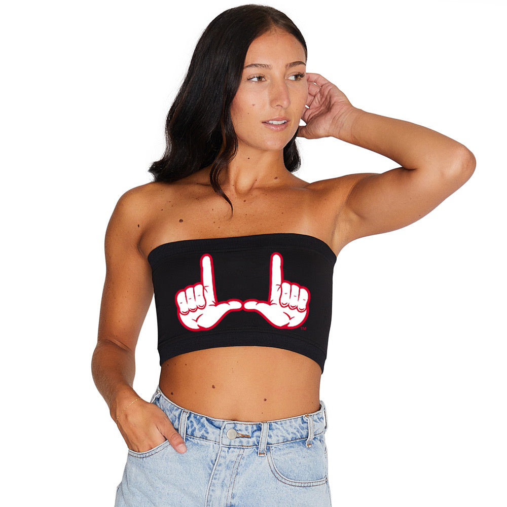 Utah Black Bandeau Top | lojobands