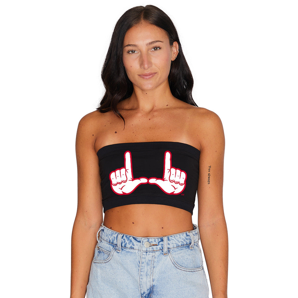 Utah Black Bandeau Top | lojobands