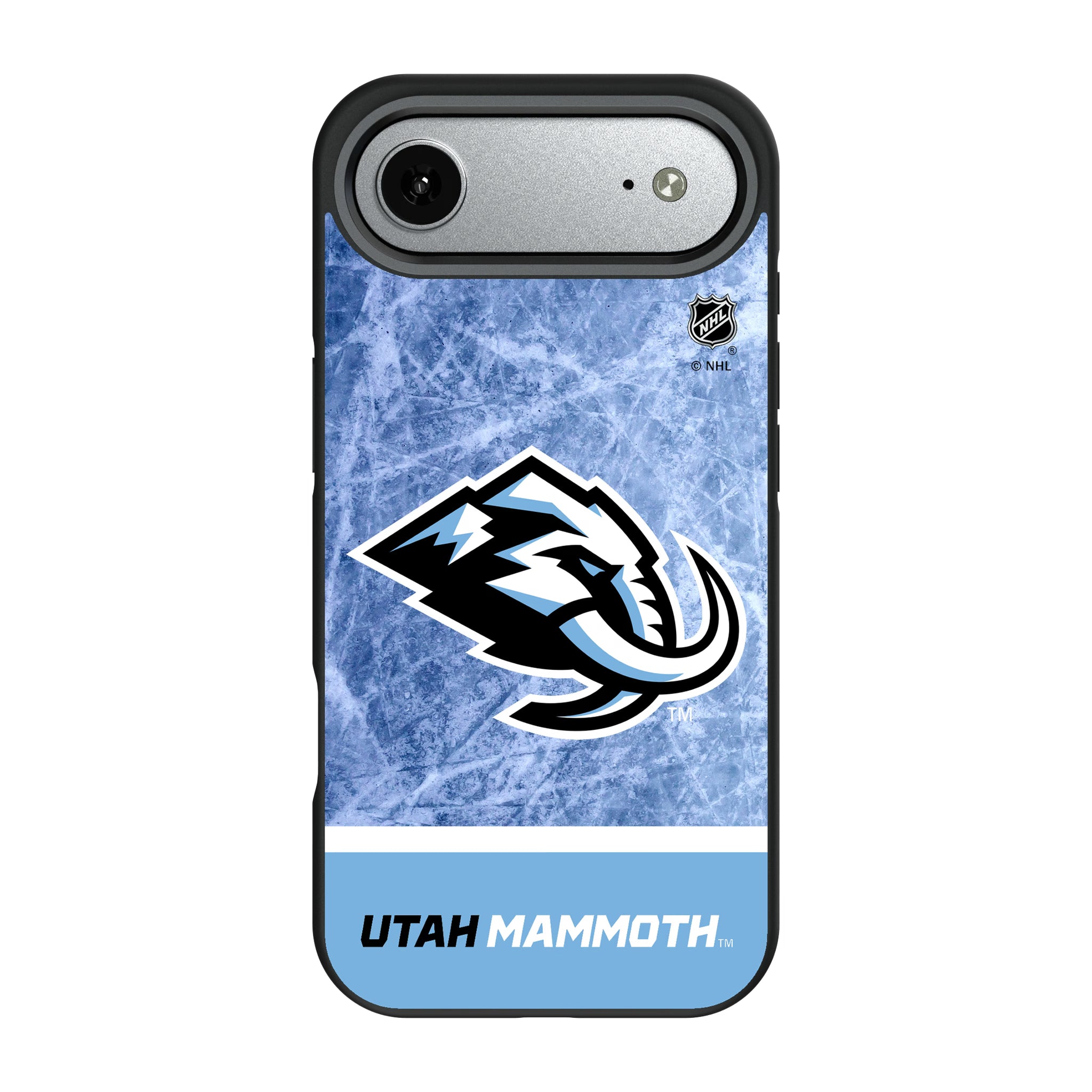 Utah Mammoth Ice Wordmark Bump Phone Case for Apple iPhone 10