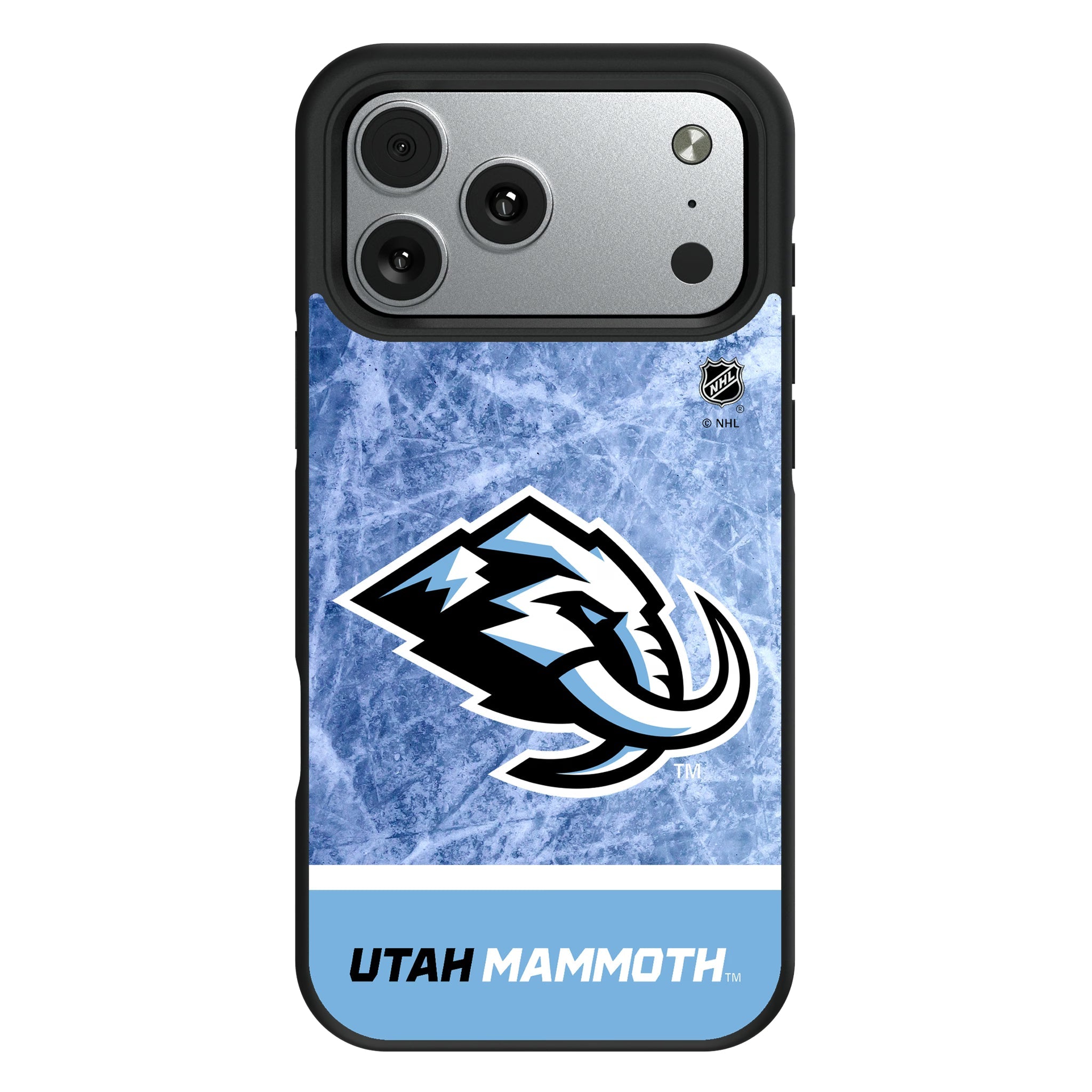 Utah Mammoth Ice Wordmark Bump Phone Case for Apple iPhone 12