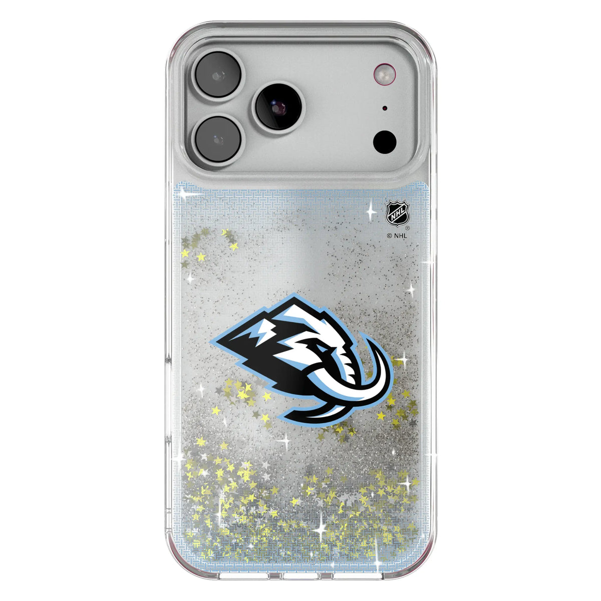 Utah Mammoth Linen Glitter Phone Case for Apple iPhone 18