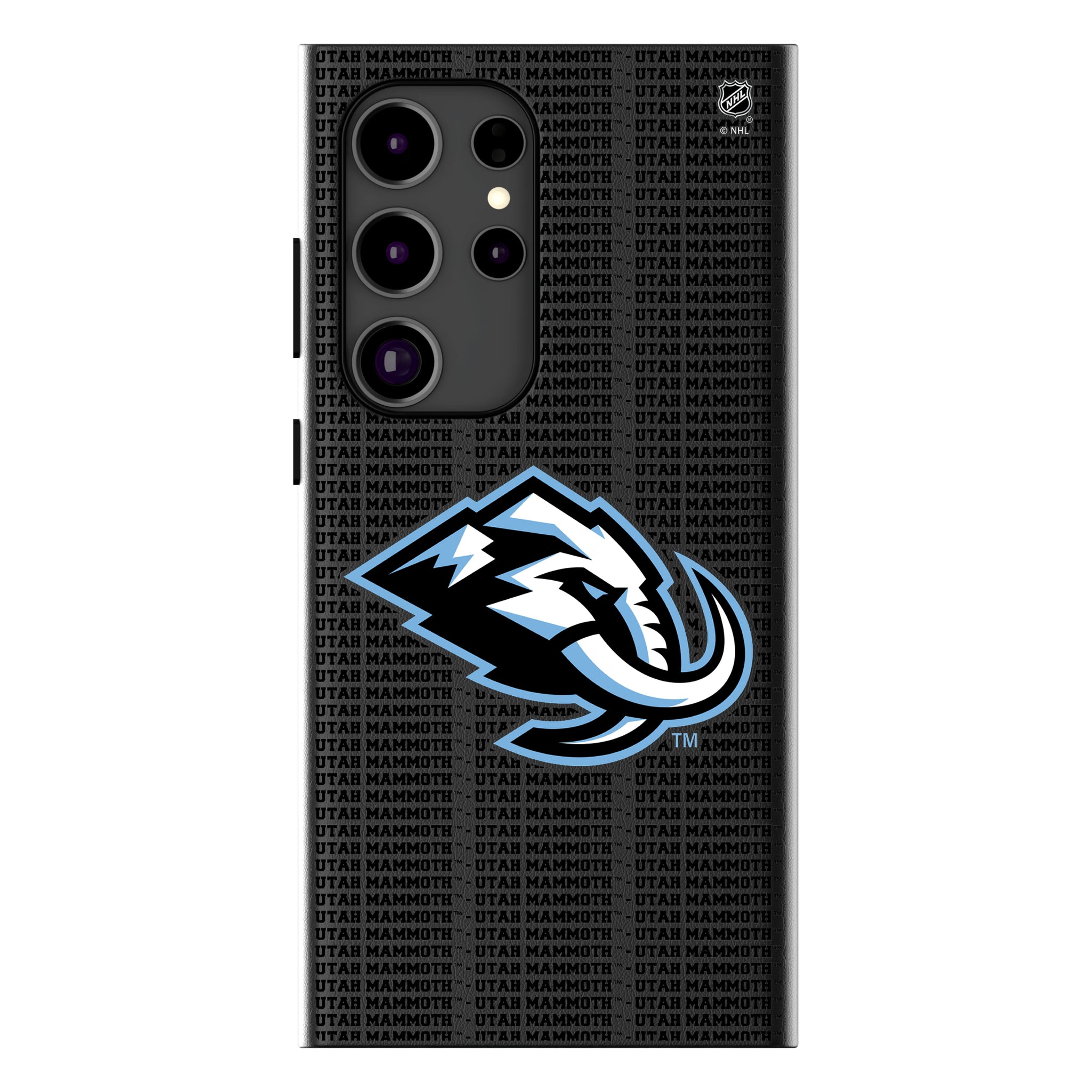 Utah Mammoth Text Backdrop MagSafe Compatible Phone Case for Samsung Galaxy 12