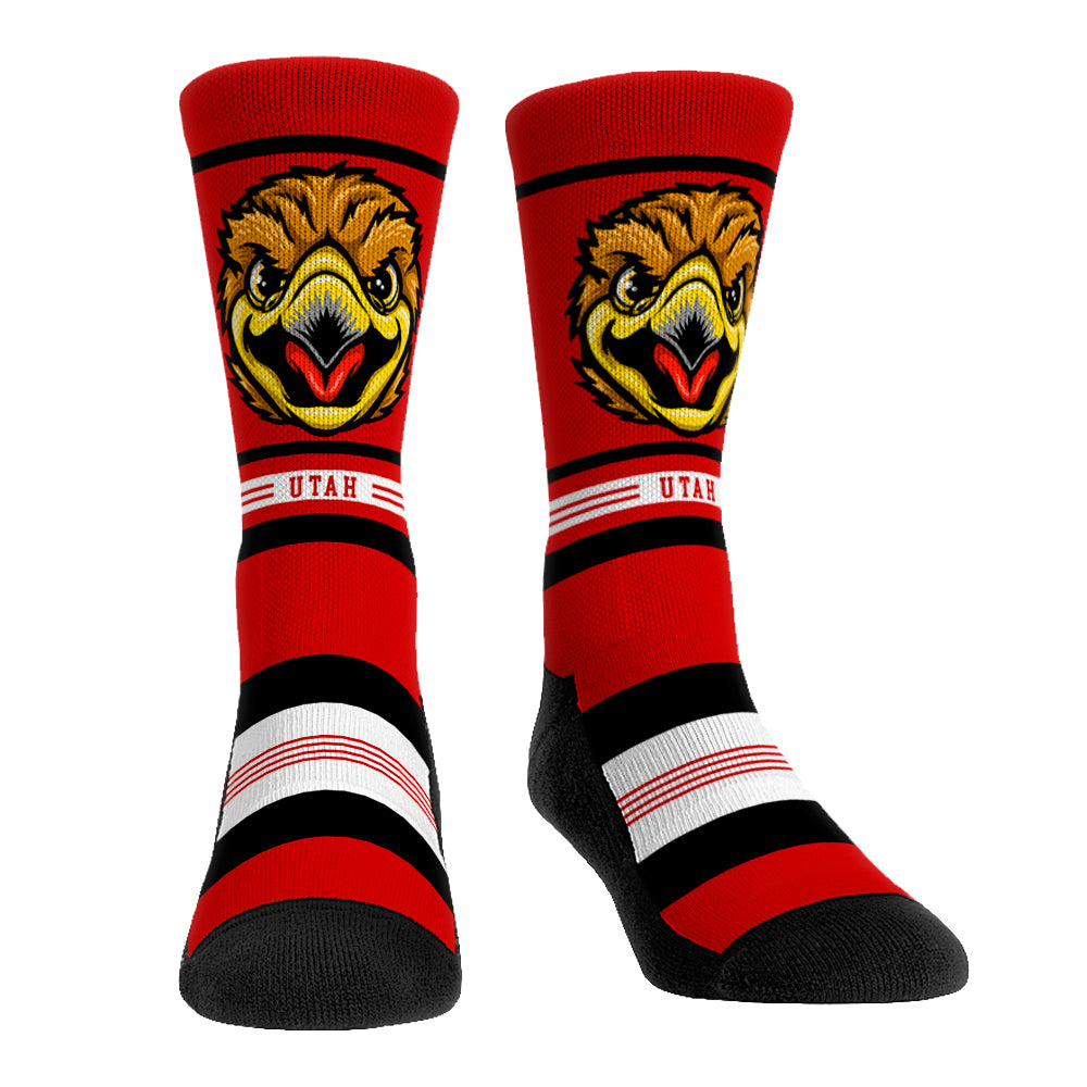 Utah Utes - Game Face Mascot | Rock 'Em Socks