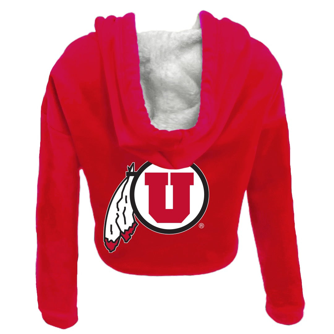 Utah Varsity Furry Hoodie | lojobands 5