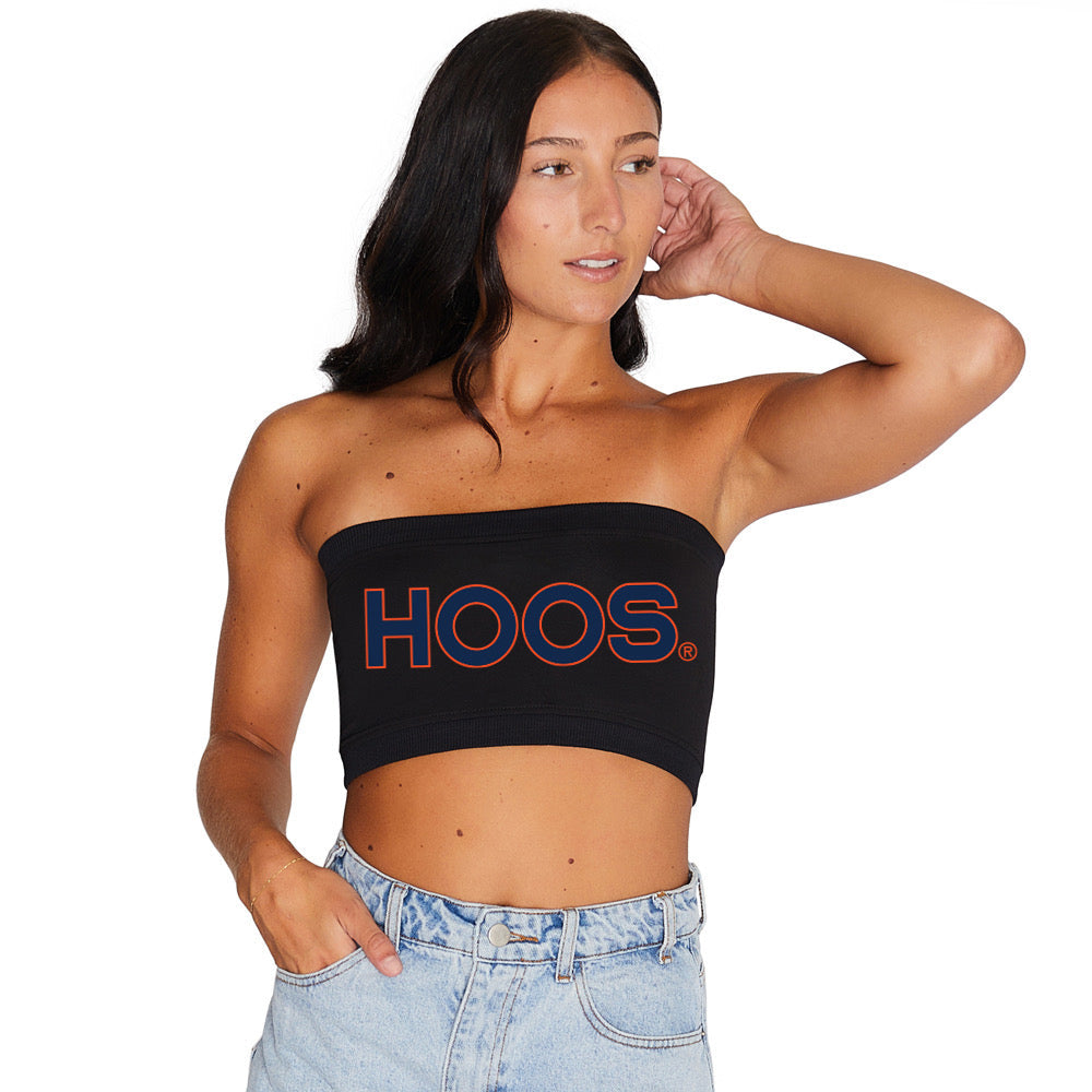 Virginia Cavaliers Black Bandeau Top | lojobands