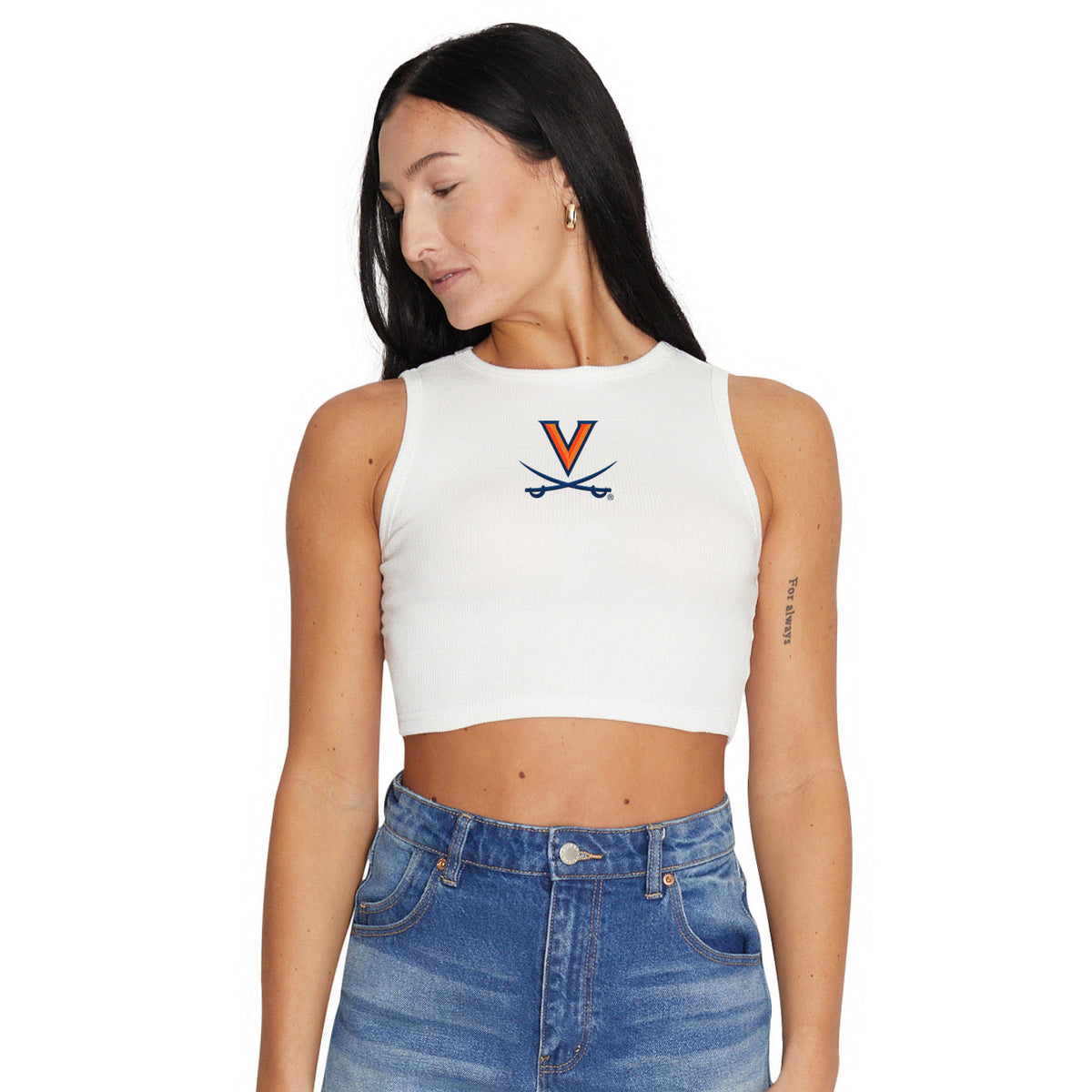 Virginia Cavaliers Touchdown Ribbed Tank | lojobands 3