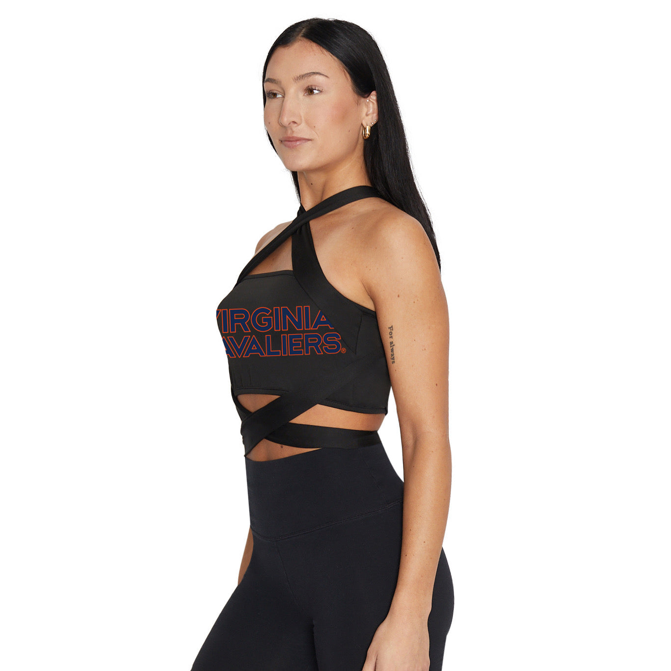 Virginia Cavaliers Black Multi Way Bandeau Top | lojobands