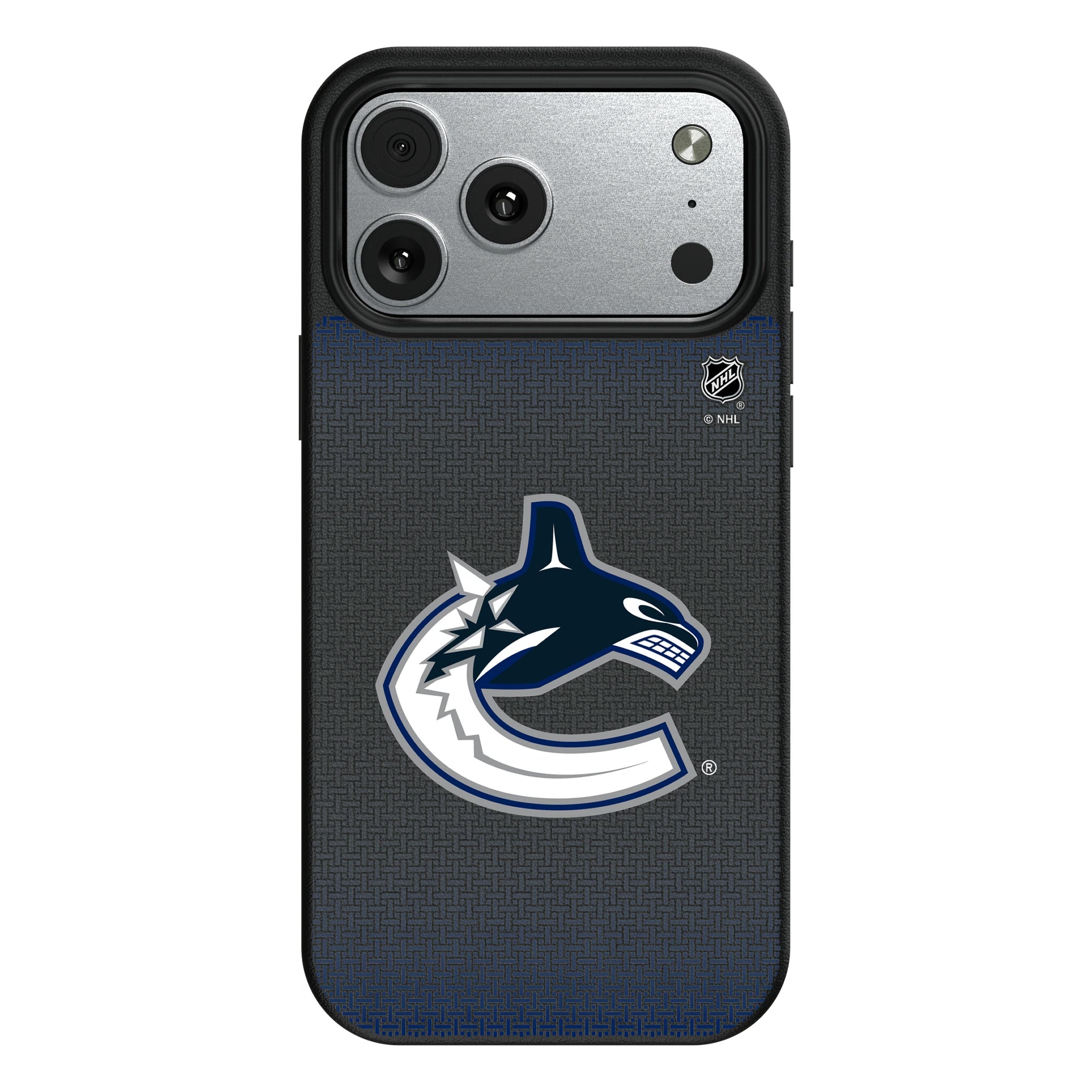 Vancouver Canucks Linen MagSafe Compatible Phone Case for Apple iPhone 10