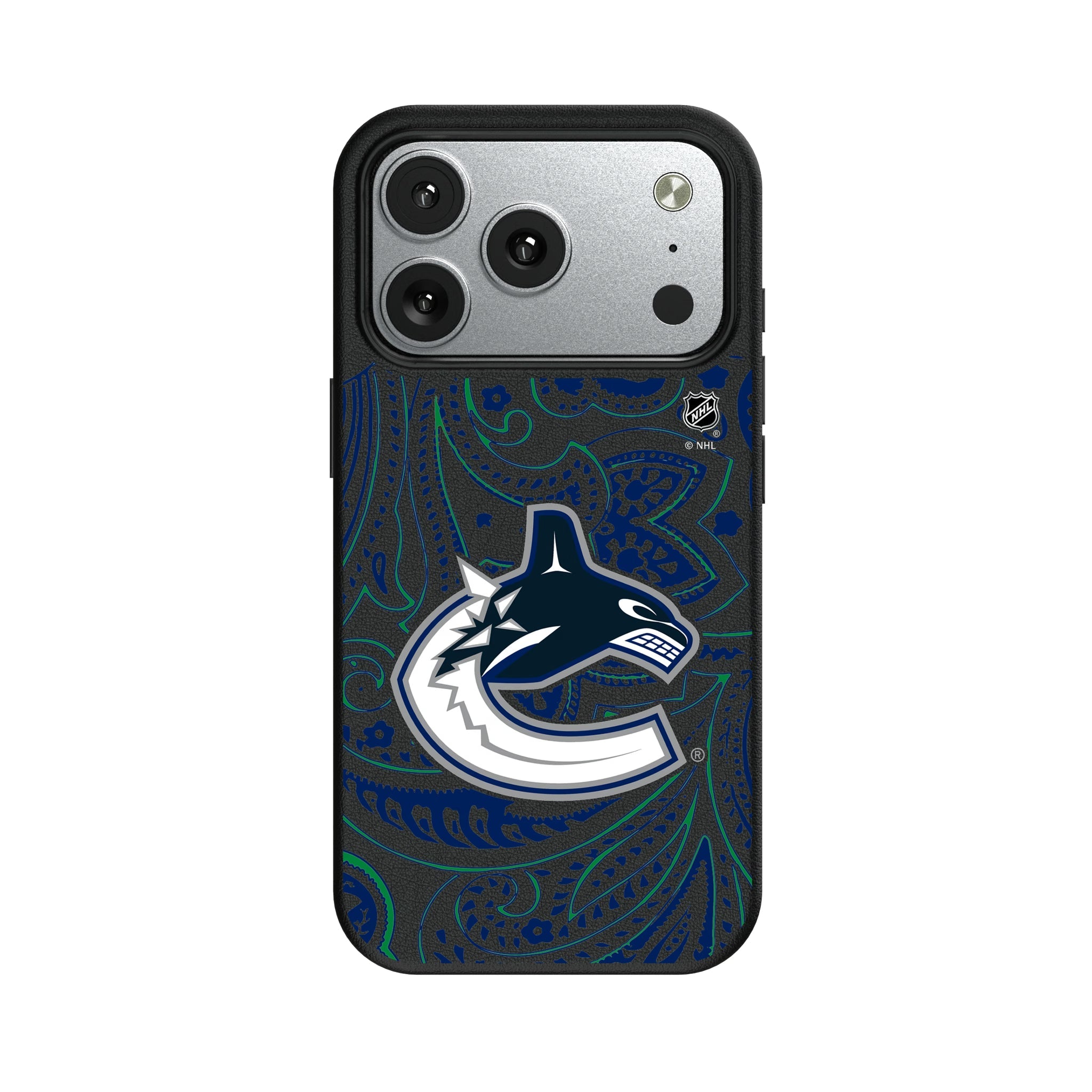 Vancouver Canucks Paisley MagSafe Compatible Phone Case for Apple iPhone 9