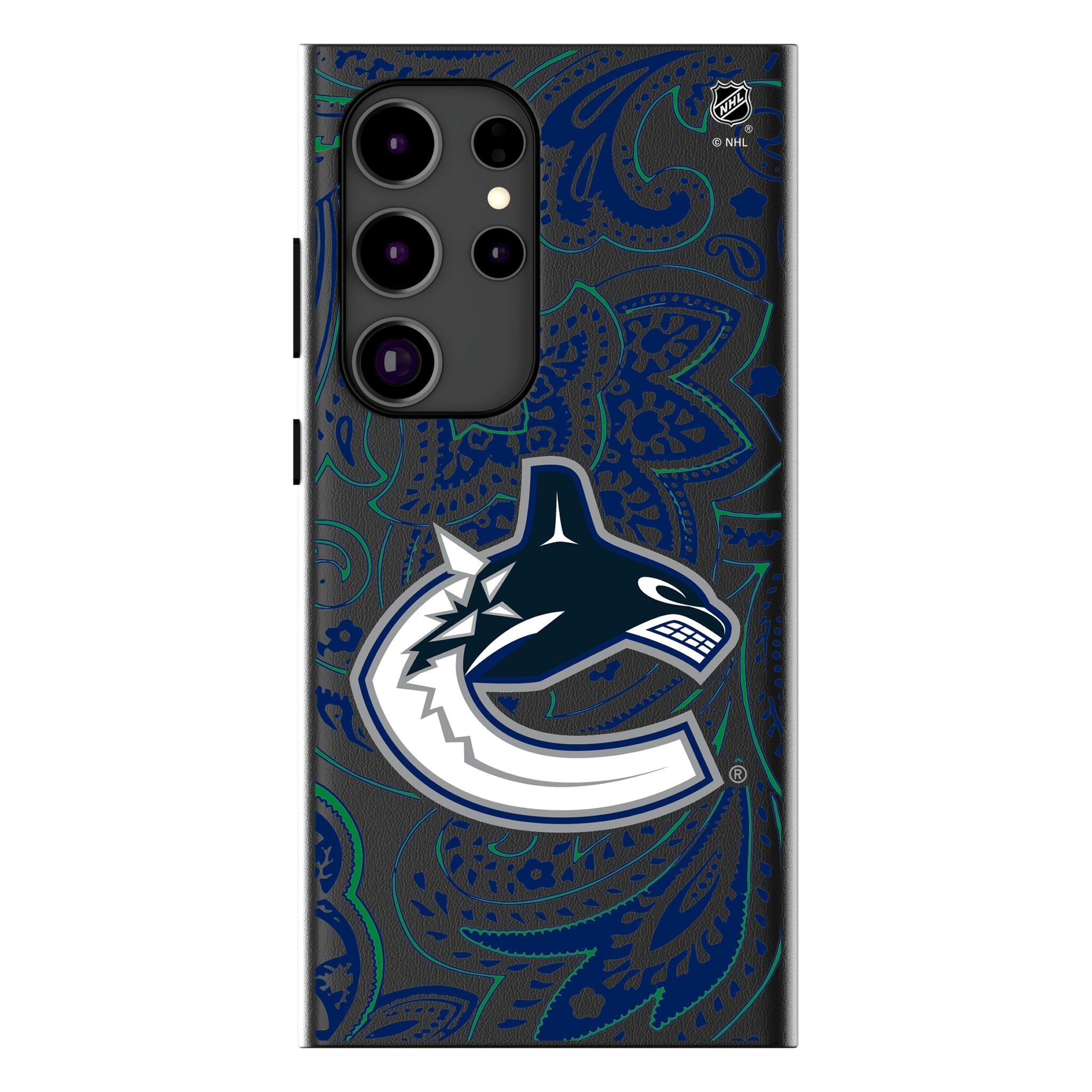 Vancouver Canucks Paisley MagSafe Compatible Phone Case for Samsung Galaxy 16