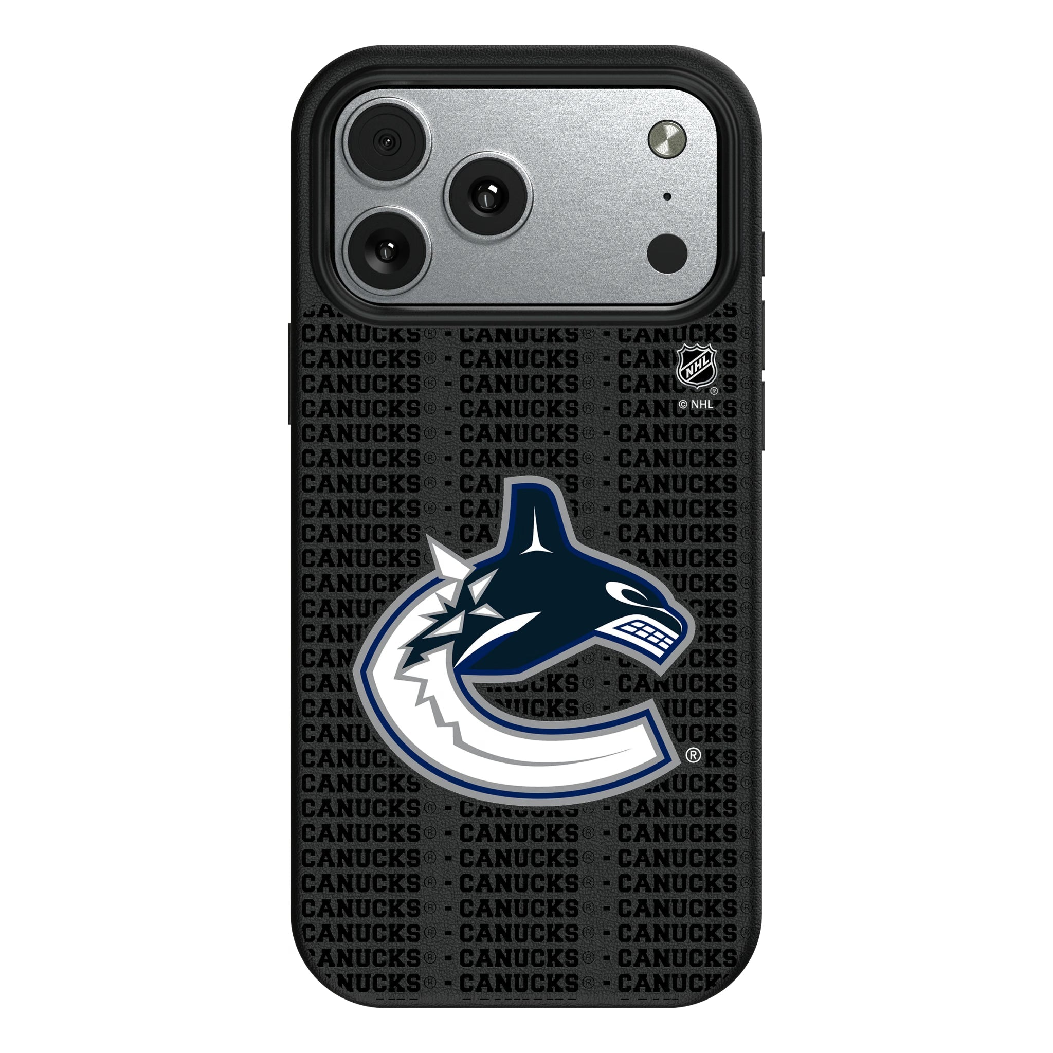 Vancouver Canucks Text Backdrop MagSafe Compatible Phone Case for Apple iPhone 8