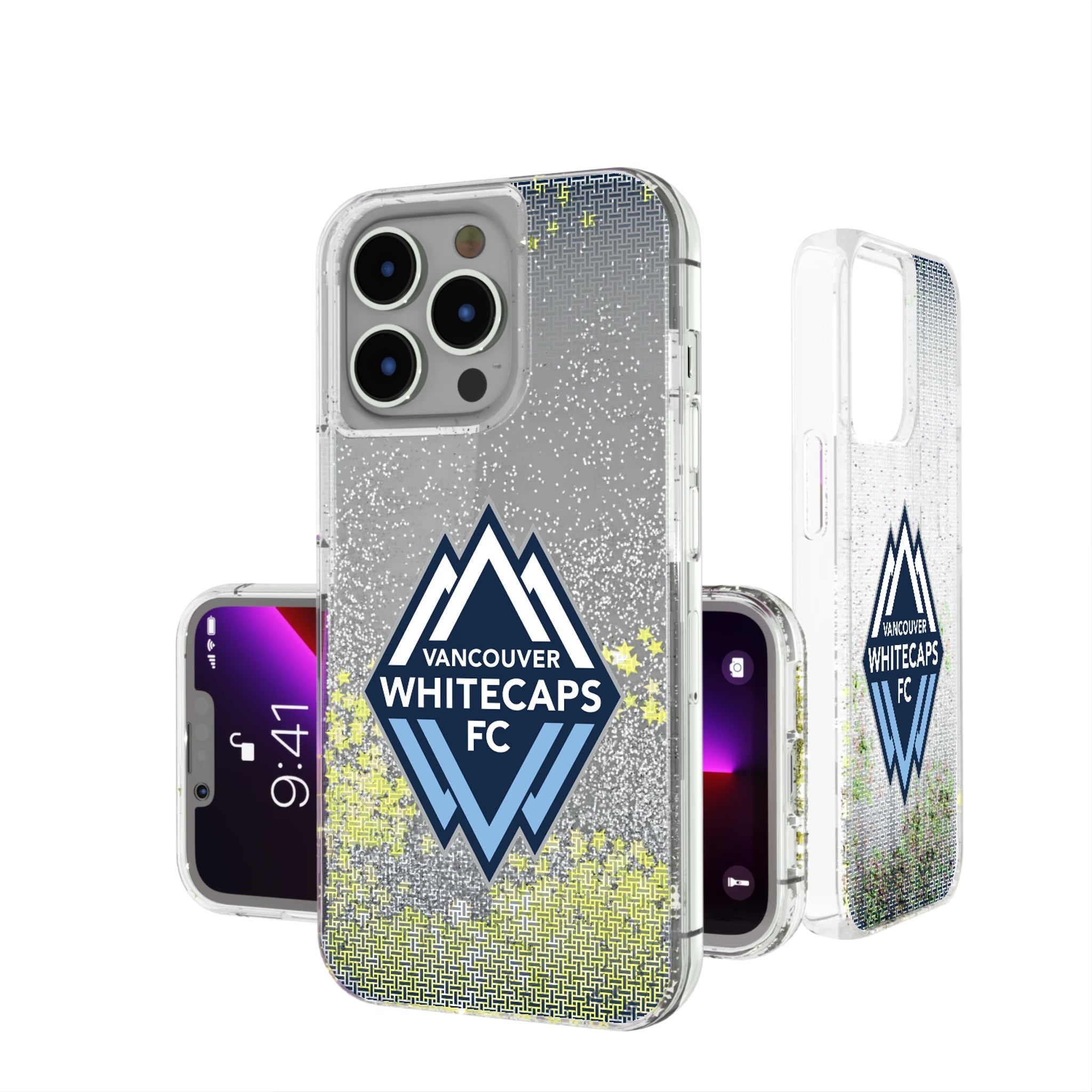Vancouver Whitecaps   Linen Glitter Phone Case 4