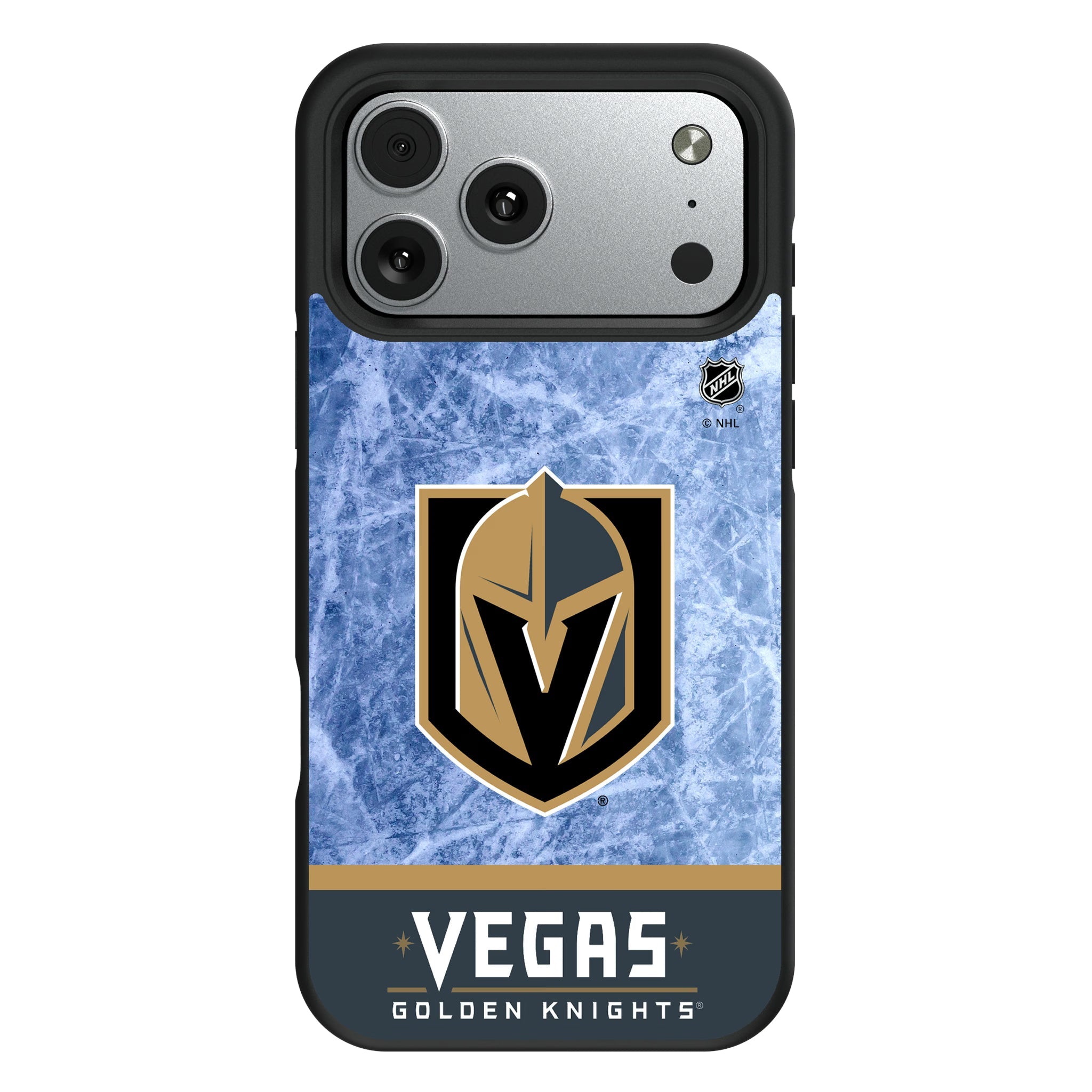 Vegas Golden Knights Ice Wordmark Bump Phone Case 9