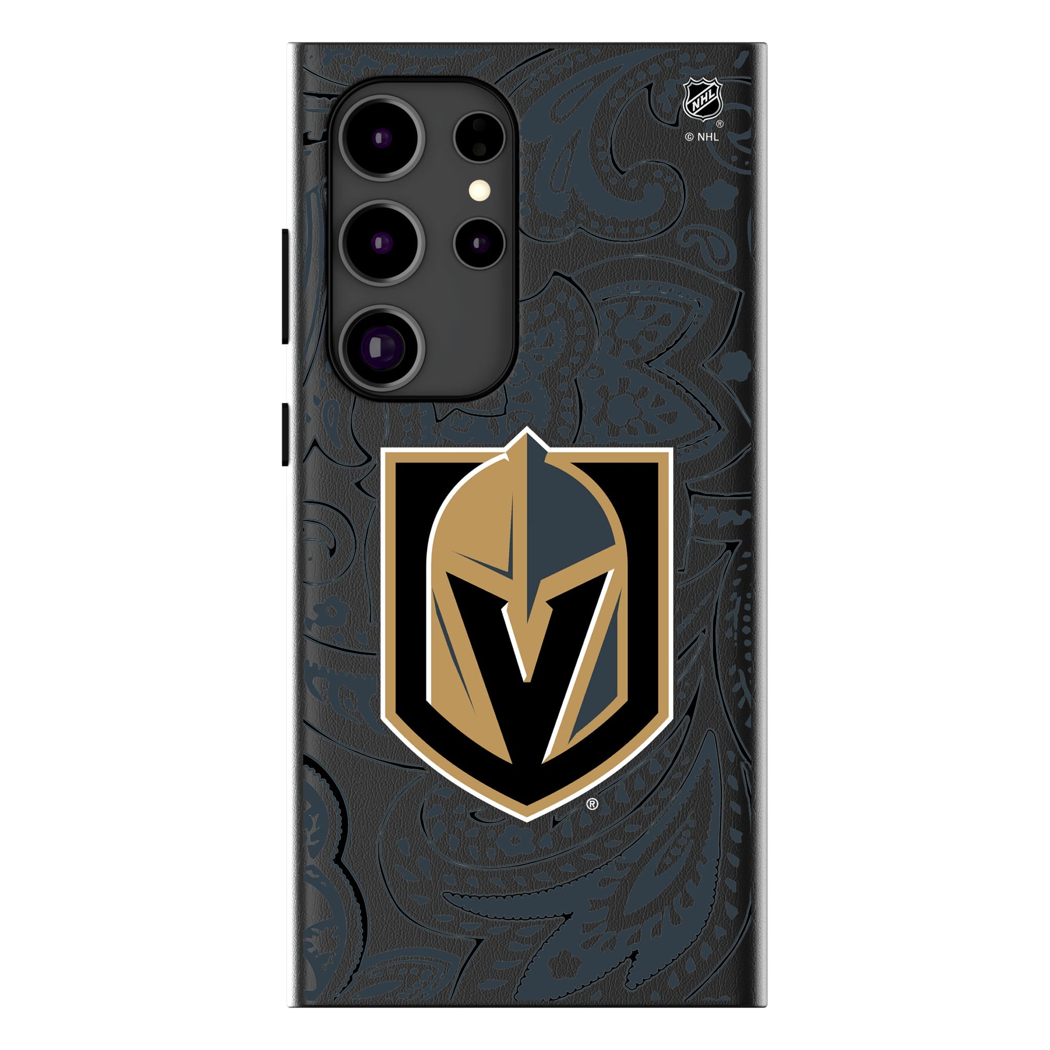 Vegas Golden Knights Paisley MagSafe Compatible Phone Case for Samsung Galaxy 18