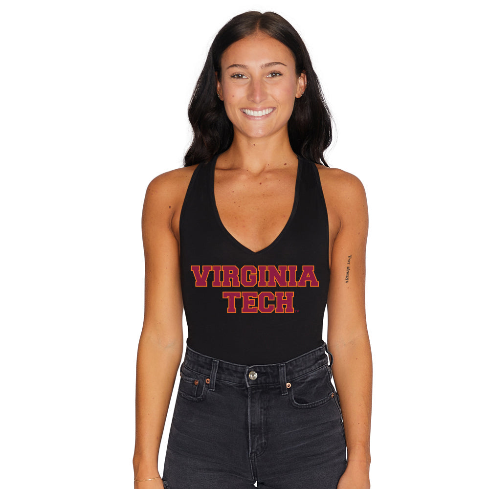 Virginia Tech Black Bodysuit | lojobands 1