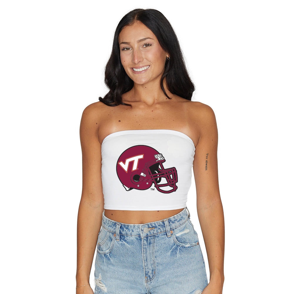 Virginia Tech Helmet Tube Top | lojobands