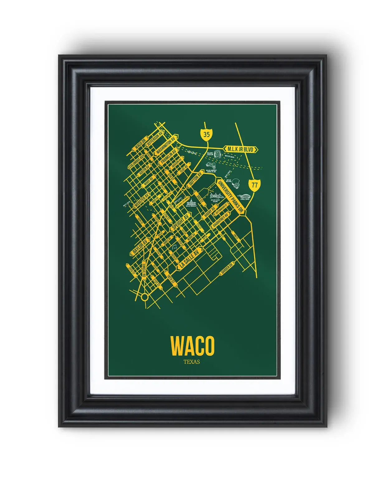 Waco, Texas street map 13