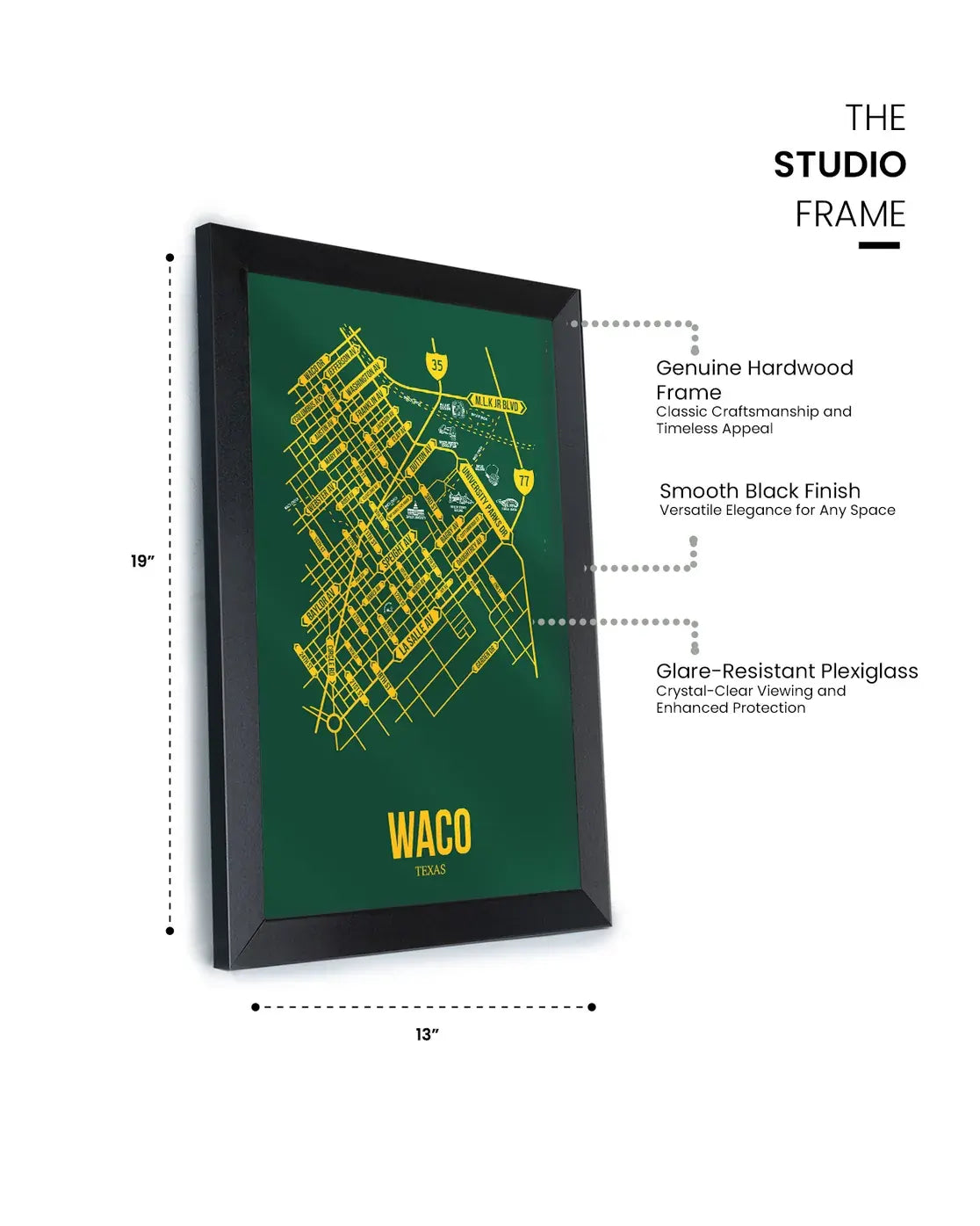 Waco, Texas street map 11
