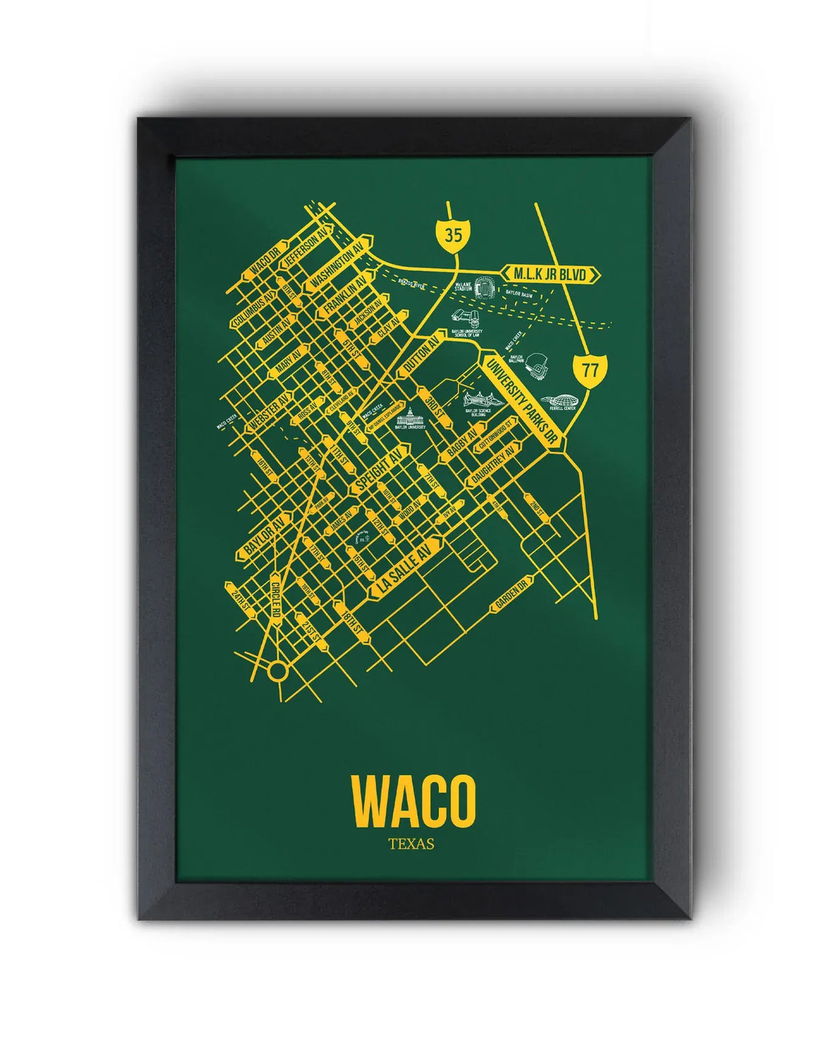 Waco, Texas street map 10