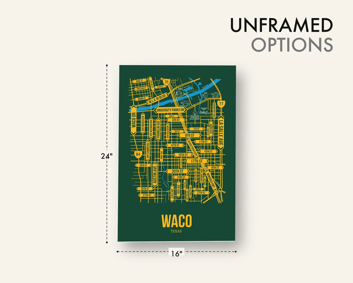 Waco, Texas street map 18