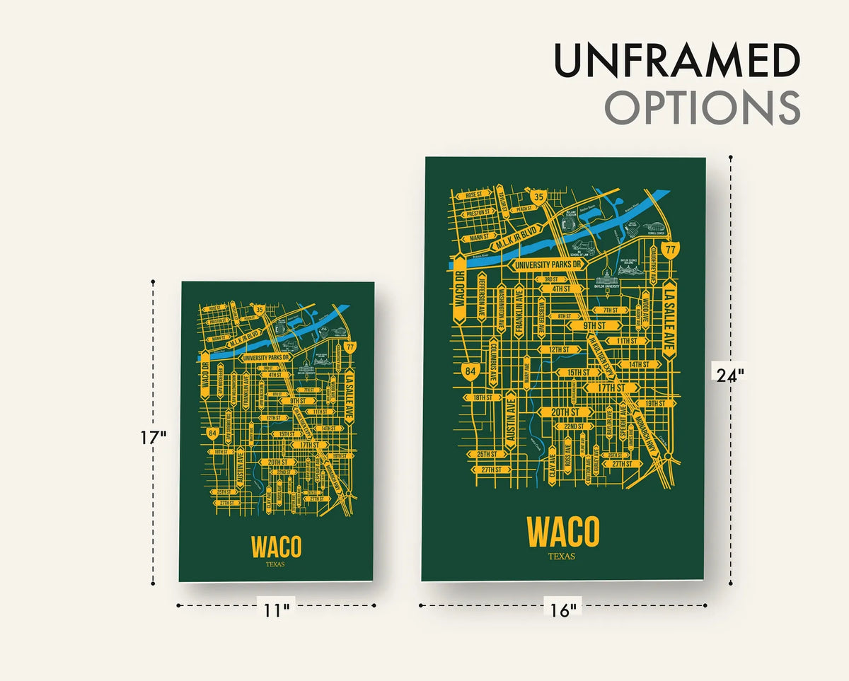 Waco, Texas street map 16
