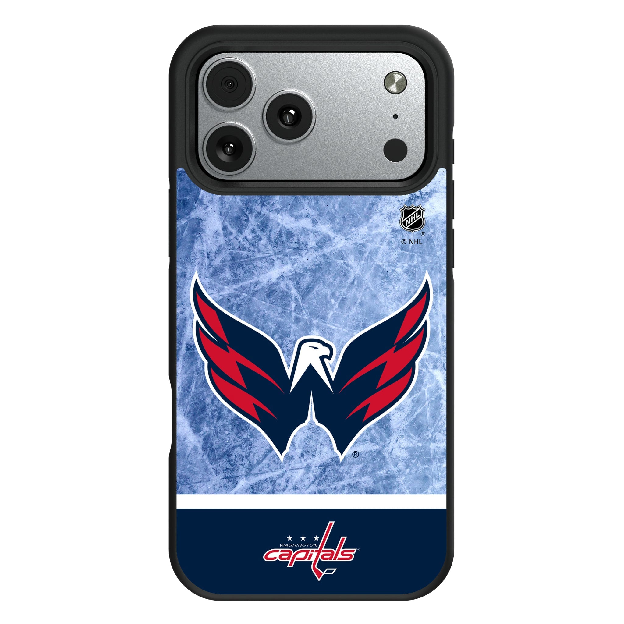 Washington Capitals Ice Wordmark Bump Phone Case 11