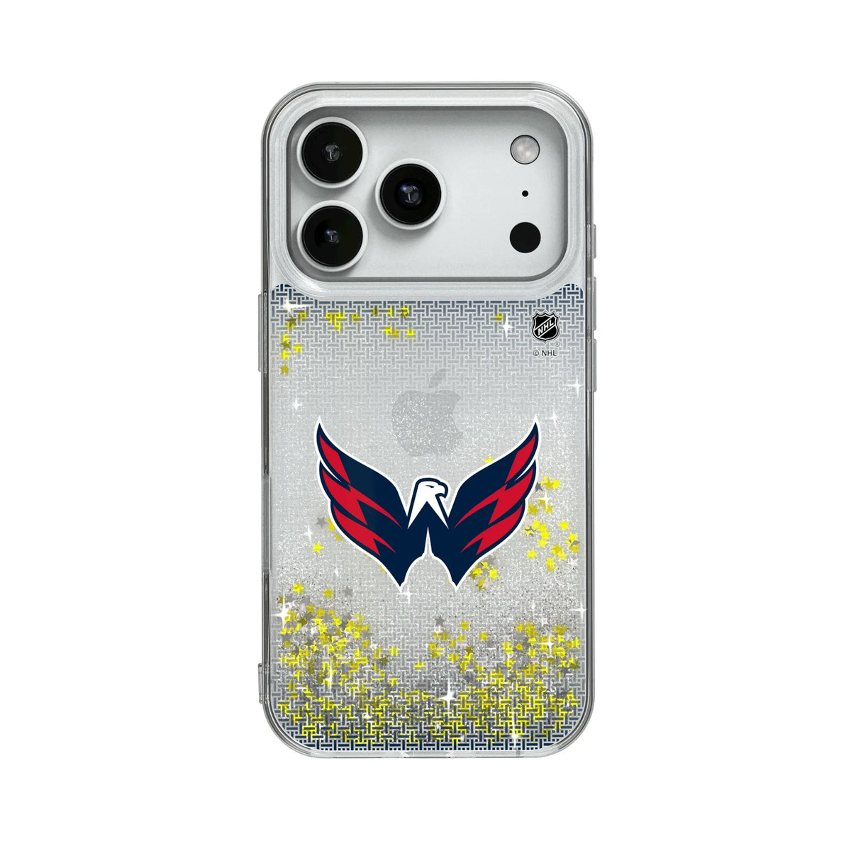 Washington Capitals Linen Glitter Phone Case 18