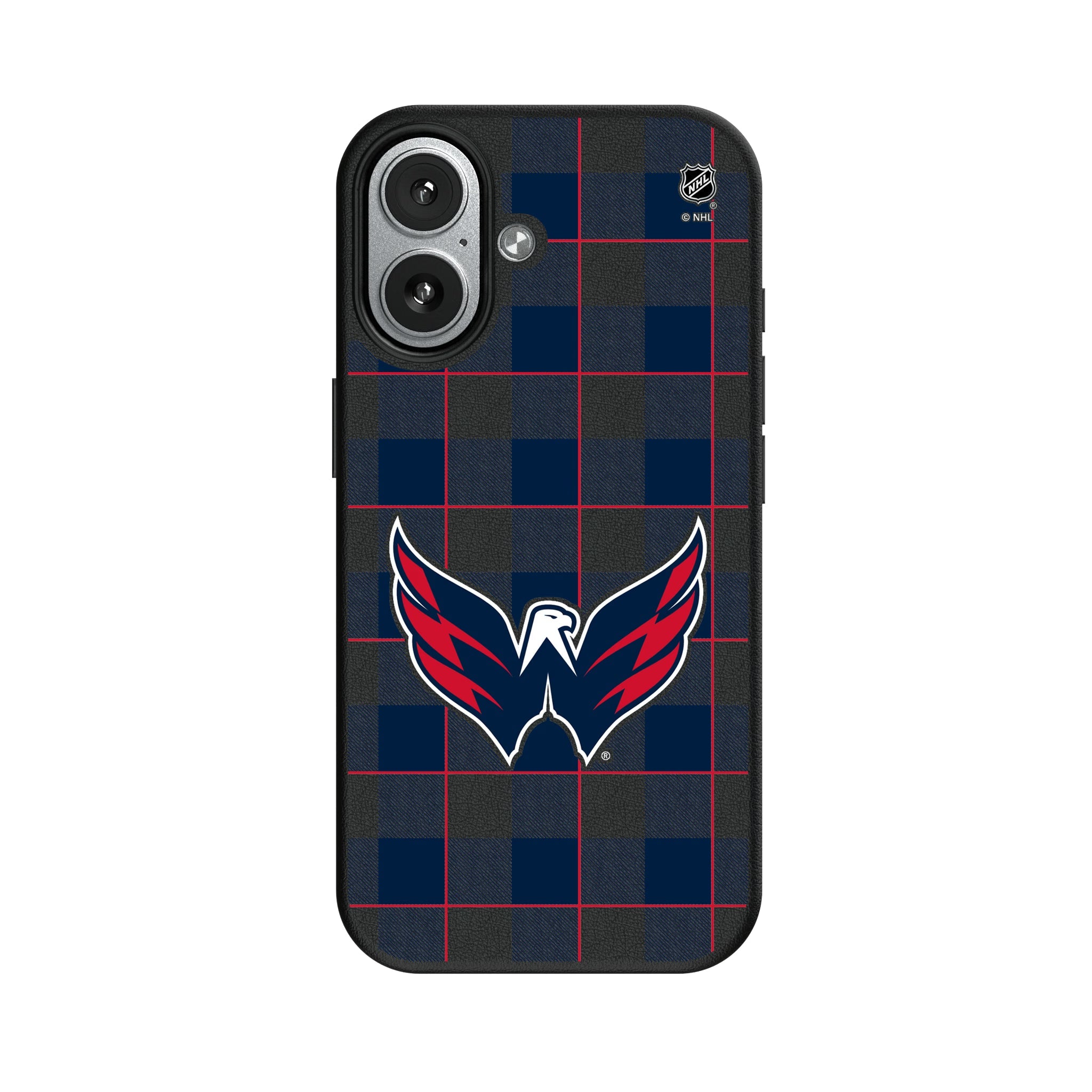 Washington Capitals Plaid MagSafe Compatible Phone Case for Apple iPhone 7