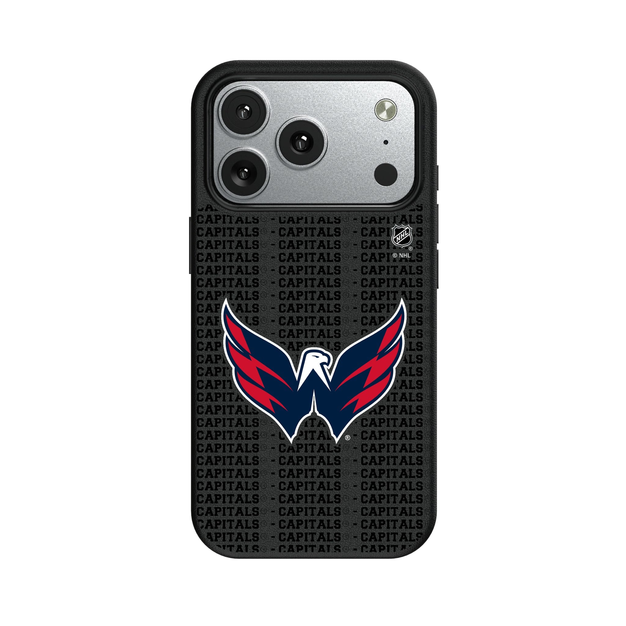 Washington Capitals Text Backdrop MagSafe Compatible Phone Case for Apple iPhone 8